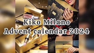 Kiko Milano advent calendar 2024 unboxing