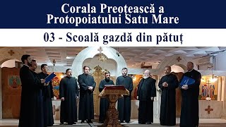 03 - Scoala gazda din patut, Florile Dalbe - Corala Preoteasca a Protopopiatului Satu Mare