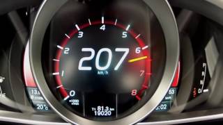 Car Speed Test New Volvo V40 HPC Acceleration