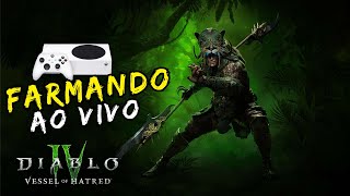 Farmando ao vivo - Diablo IV no Series S