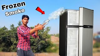 We Can Freeze 🥶 Smoke - क्या हम smoke को फ्रिज में जमा सकते है Amazing Result 🤩