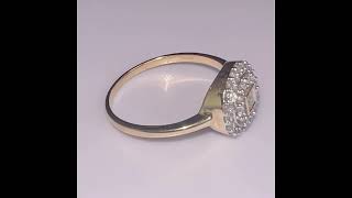 #diamondring Size P 9ct Yellow Gold Hallmark 9k 375 1.95g https://www.ebay.co.uk/str/cuteandclever