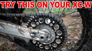 CHEAP upgrade for the 2024 KTM XC-W - Rear Sprocket Change