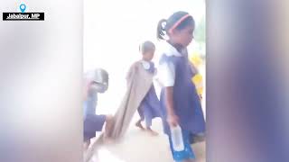 Students record video as teacher reaches school drunk in MP #youtube #news #viral