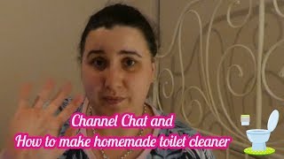 Let's talk about why I'm frugal & How to make your own toilet cleaner