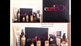 August CurlBox| Morocaan Argan Trees Argan Oil Collection| First Impression| @HealthyHairJourney72|