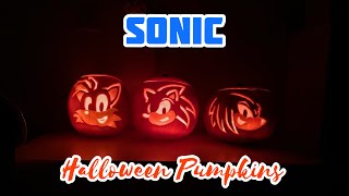 Halloween pumpkins Sonic