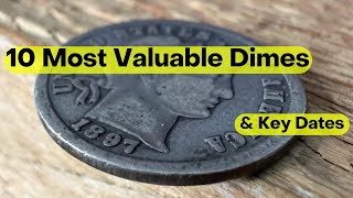 Top 10 Most Valuable Dimes (Worth Millions)