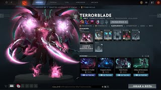 Terrorblade Arcana Blossom Red Prismatic Gem - Frishx