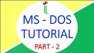 Learn MS DOS CMD Commands Tutorial in Hindi | Part 2 | Learn CMD | Command Prompt