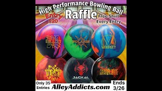 Alley Addicts Bowling Ball Raffle Drawing and Announcement