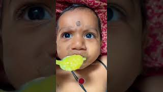 🤣😂கதரும் தன்வின் 😭 #shorts #babyeatingfood #subscribe