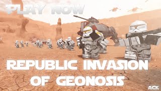 The Final advance on Geonosis [ROBLOX GAME TRAILER]