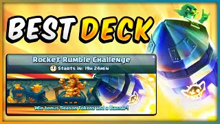 ROCKET RUMBLE CHALLENGE in CLASH ROYALE!