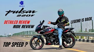 bajaj pulsar 220F 2024 | detailed review | top speed | the legend is back 🔥