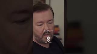 Ricky Gervais talks about how soft society is #rickygervais #comedian #alphamale