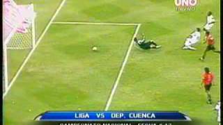 Liga Deportiva Universitaria 1 - Deportivo Cuenca 1 - Copa Credifé 2009