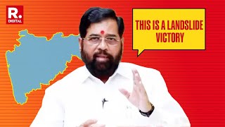 Eknath Shinde’s First Reaction On Thumping Majority For Mahayuti, CM Face | Maharashtra Results 2024