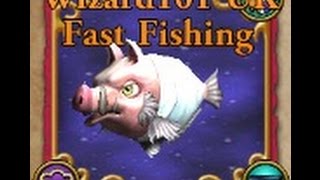 Wizard101 : Fast Fishing, Catching Boss Hog