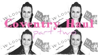 Coventry Haul/Part 2/New Look & TJ Hughes/VeronikaShares