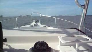 Riding the chop on a Sea Fox 257