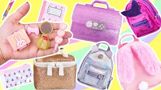 Real Littles Backpacks and Handbags with Disney Encanto Mirabel, Isabela, Dolores, Luisa Dolls