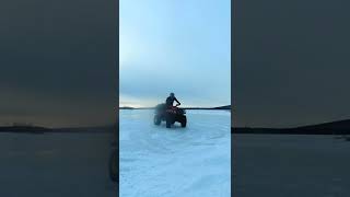 River Donuts 🍩 😏 #snow #winter #atv #offroad #canada