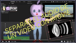 Quitar y poner audio a un vídeo con Imovie