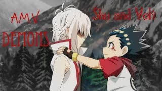 BeyBlade Burst[AMV]Shu and Valt - Demons