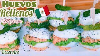 🥚HUEVOS RELLENOS RECETA MEXICANA