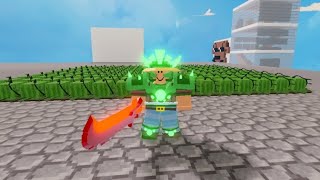 Using the loot kit on Roblox Bedwars...