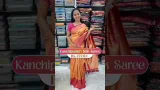 😍💫 Kanchipuram Silk Saree | ₹4700 | Mumbai Saree Markat | Shagun Textile Market Bhiwandi 💃🛍️