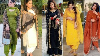 Simple suit trending design 2024 ll New Punjabi suits design 2024 ll Beautiful ❤️ trending suits l