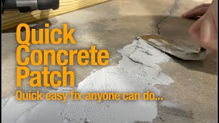 How to Fix a Crack in Concrete -- Quick Concrete Patch Fix — Sikaflex Patch