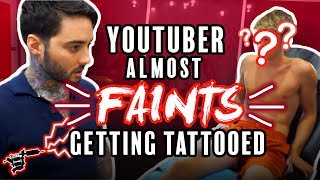 Tanner Braungardt gets a NEW TATTOO!! (PAINFUL) by Romeo Lacoste