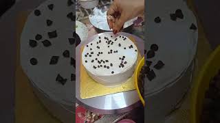 Chocolate cake making & decoration #chocolatecake #cakerecipe #easycakedecoration