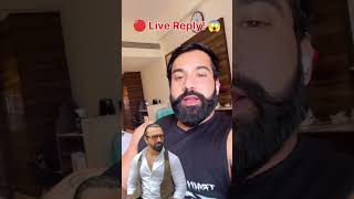 🔴Rajveer shishodia live insulting reply to Ajaz khan! 😲😂