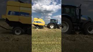 1,5м рулон- за 52 секунды | пресс-подборщик NEW HOLLAND BR 7070