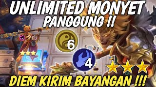 MONYET PANGGUNG !!! GAK PERLU CAPEK² KARNA PUNYA BODYGUARD WKWKWK Magic Chess Mobile Legends