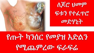 የጡት ካንሰር የመያዝ እድልን የሚጨምረው ፍራፍሬ/chances of getting breast cancer or other hormone sensitive cancer