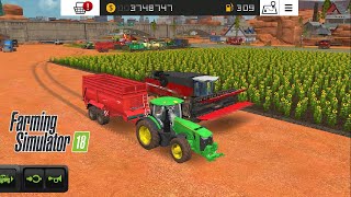 Fs18 ay çiçeği hasadı / Farming simulator 18