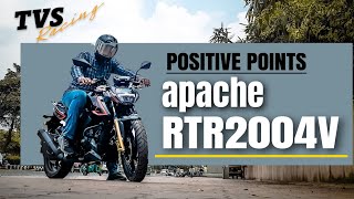 Multiple reasons to buy TVS APACHE RTR2004V.  | Positive points #rtr2004v