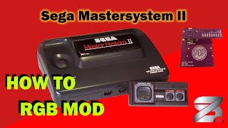 Sega Mastersystem II rgb mod #sega #mastersystem #howto