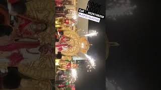 बाहुबली बग्गी latest bride and groom entry theme 📞9529198338 #brideandgroom #coldpyro #coldfire #yt