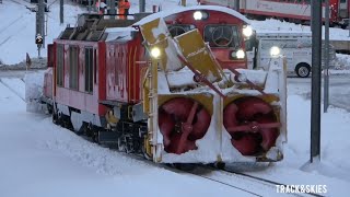 Swiss Winter Trains Galore-Snow Trains in Beautiful Switzerland