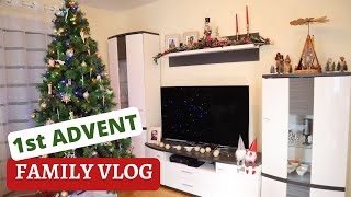 1st Advent || WE MET SANTA CLAUS || FAMILY VLOG