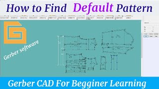 How to Find pattern by Wizard option Gerber CAD software for Beginner Bangla tutorial