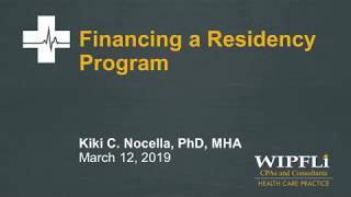 Financing a Residency Program