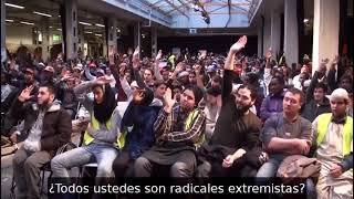 Conferencia de musulmanes en una ciudad europea (da miedo)