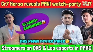 Cr7 HORAA Reveals his PMWI Earnings🤑| Streamers & Casters React On LEO & DRS in PMRC❤️| PUBGM🥷!